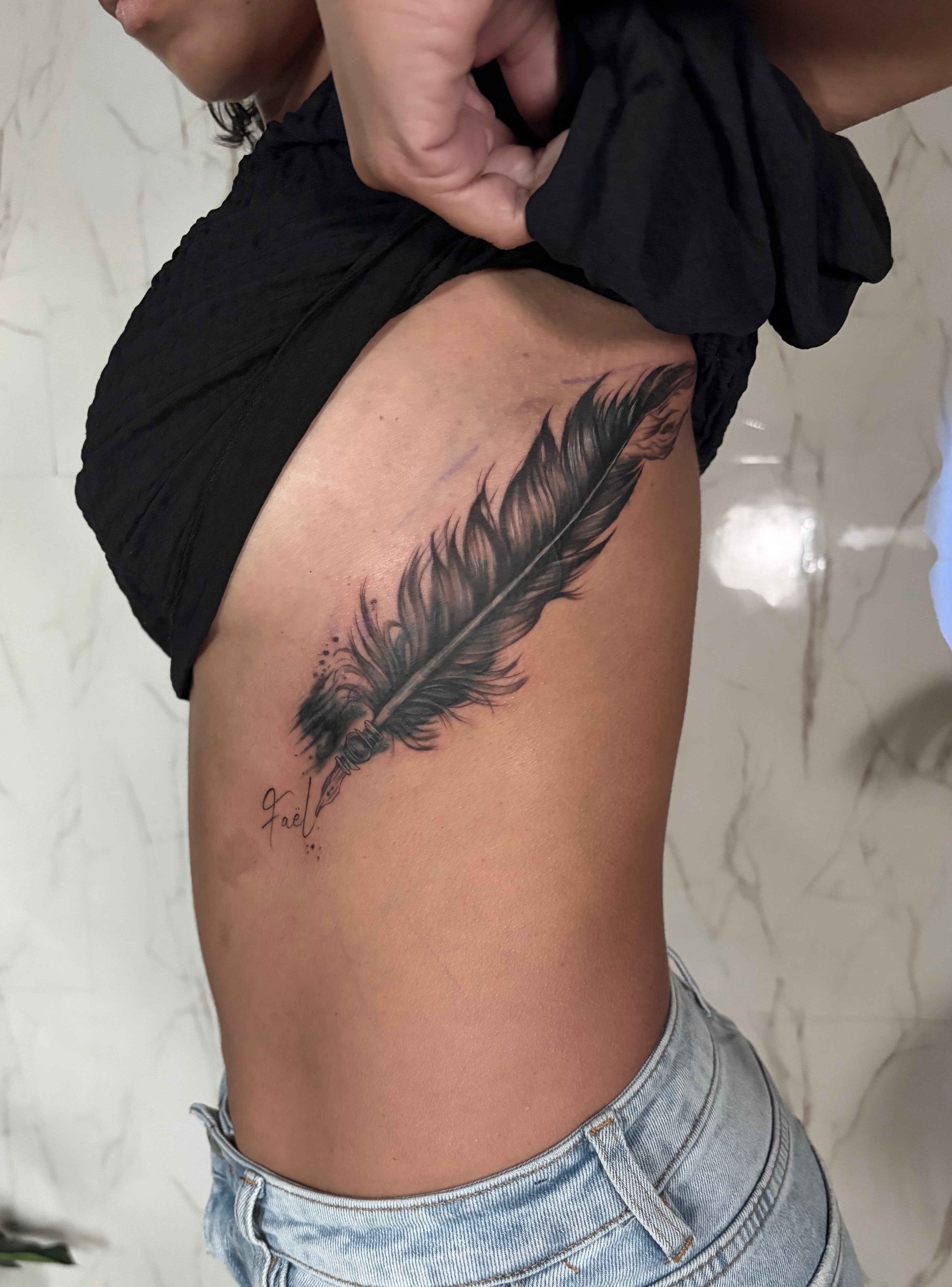 Tatouage réalisé par David chez Dodo Tattoo, Saint-Louis (La Réunion)