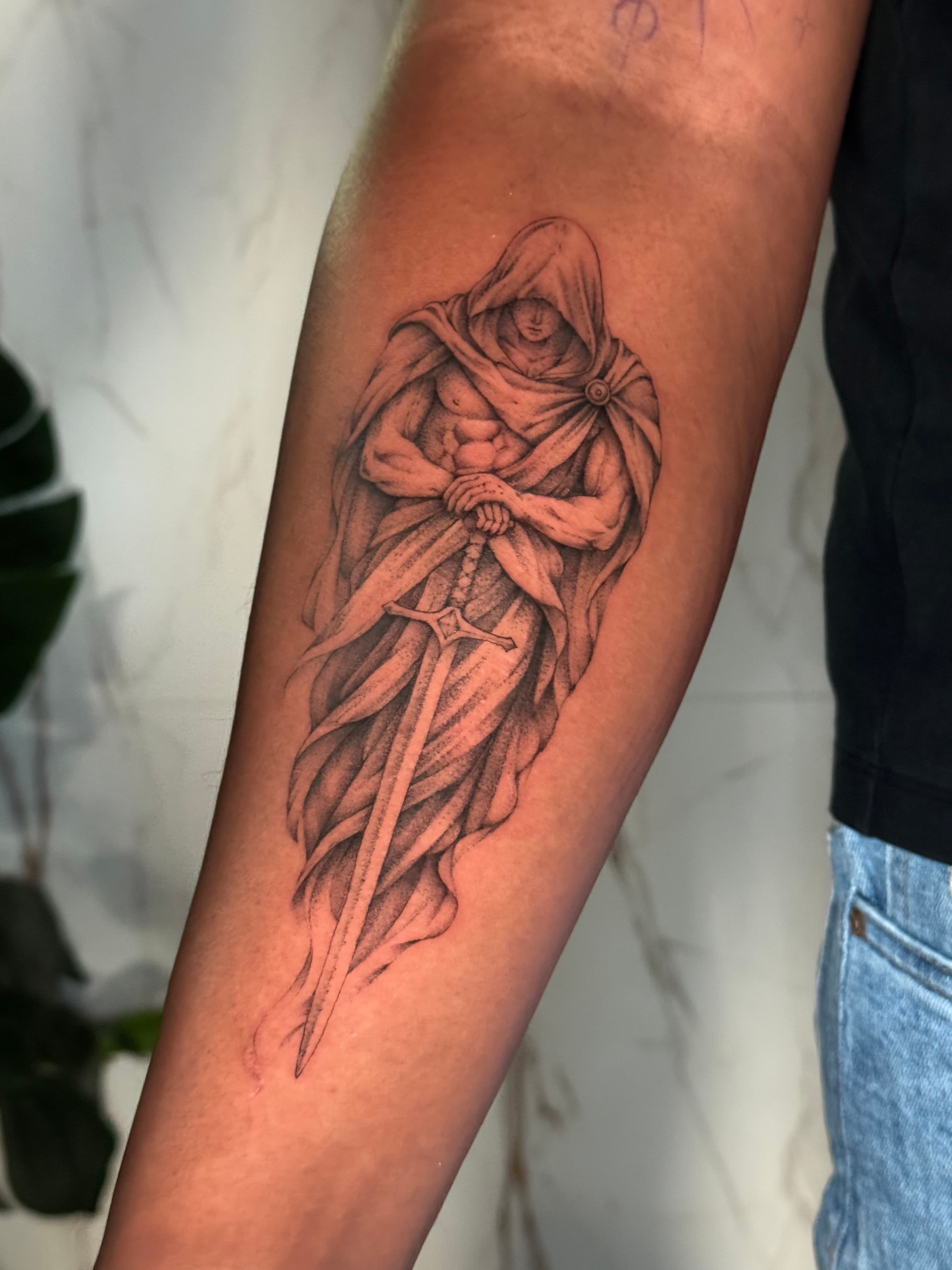 Tatouage réalisé par Mathieu chez Dodo Tattoo, Saint-Louis (La Réunion)